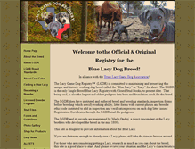 Tablet Screenshot of bluelacydogs.org